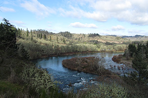North Umpqua River as seen from UCC