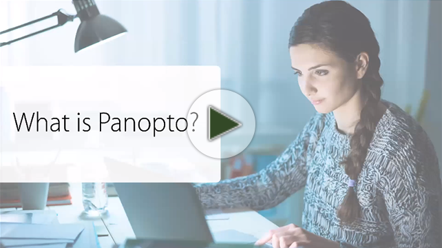 Thumbnail Getting Started with Panopto